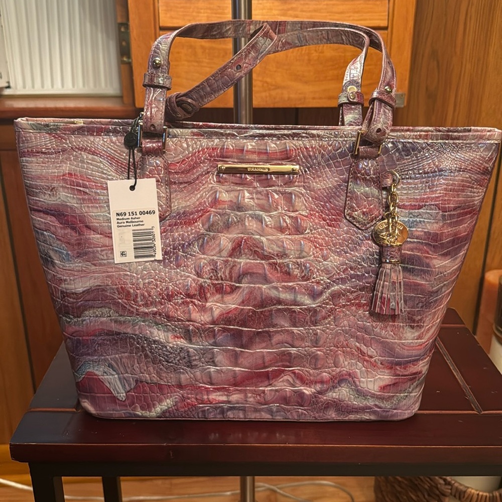 Brahmin medium Asher purse